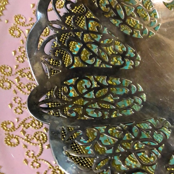 LOVELACE Silver Filigree Candy Dish - Picture 5 of 7